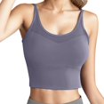 thumbnail image 1 of Aayomet Bras for Women No Underwire High Intensity Tank Top (Purple, XL), 1 of 5
