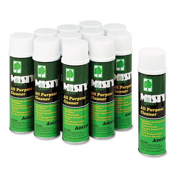 19 oz. Aerosol Spray Green All-Purpose Cleaner- Citrus Scent (12/Carton)