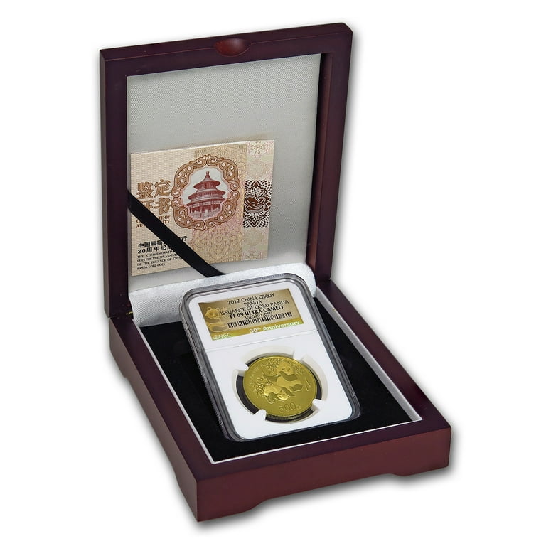 2012 China 1 oz Gold Panda Proof (30th Anniversary