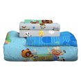 thumbnail image 6 of Animal Crossing Kids Twin Bed in a Bag, Comforter Sheet Set and Bonus Tote, Blue, Nintendo, 6 of 10