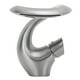 thumbnail image 3 of Grifo para lavabo de baño, grifo mezclador de agua fría y caliente ajustable en cascada, latón aerodinámico para lavabo debajo del mostrador, gris, 3 of 10