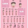 thumbnail image 2 of 42 Brochas Maquillaje Profesional Y Herramientas Cosméticas Modelo Rosa Claro, 2 of 4