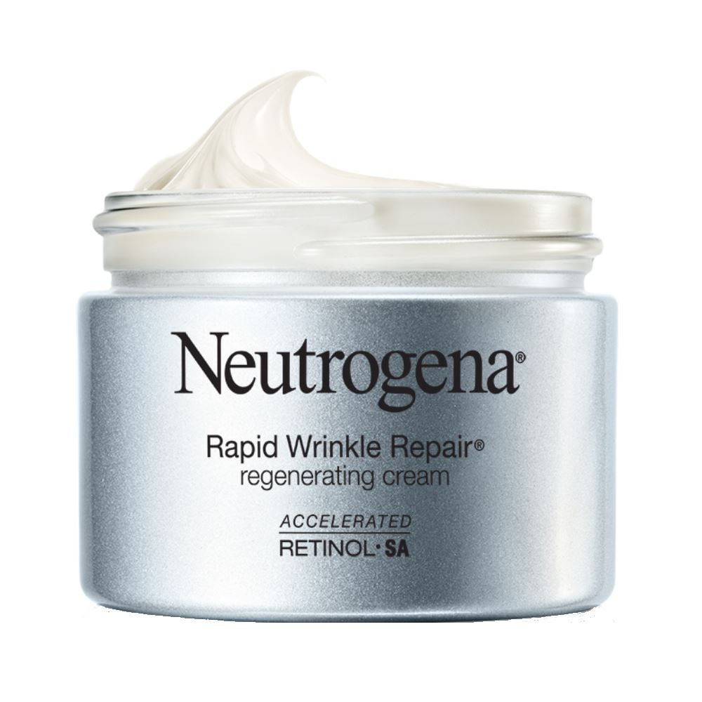 Neutrogena Rapid Wrinkle Repair Regenerating Retinol Cream, 1.7 oz Fragance Free, Hyaluronic