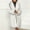 White, variant on Drovellove Plus Size Women's Long Coat Winter Warm Furry Overcoat with V Neck Collar | Fashionable Solid Outerwear for Casual Daily Wear, Party Nights, and Cold Weather Layering