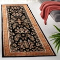 thumbnail image 3 of SAFAVIEH Lyndhurst Isadora Floral Runner Rug, Black/Tan, 2'3" x 18', 3 of 9