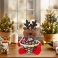 thumbnail image 5 of AUDeals Christmas Candy Dish Set with Santa, Reindeer and Snowman Designs, Holiday Cookie and Fruit Basket for Table, Festive Candy Bowl and Plate for Kids Christmas Party Decor, 5 of 9