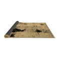 thumbnail image 2 of Ahgly Company Indoor Square Abstract Brown Modern Area Rugs, 5' Square, 2 of 4