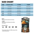 thumbnail image 6 of Fotbe Men's Hip-Hop Duck Print Men's Sleeveless Muscle Tank Tops Casual T-Shirts for Gym Workout Beach-Small, 6 of 8