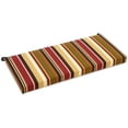 thumbnail image 2 of Blazing Needles  42-inch All-Weather Bench Cushion Telfair Peacock, 2 of 5