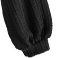 thumbnail image 5 of Jersey corto ZAFUL para mujer con mangas acanaladas con forma de farol, 5 of 5