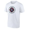 thumbnail image 2 of Men's White New England Revolution Logo T-Shirt, 2 of 3