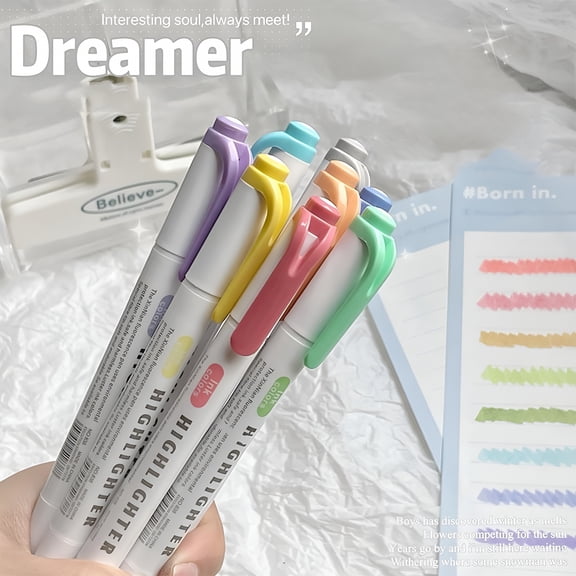 CCOCC 2026 New Bible Highlighters No Bleed, Bible Pens No Bleed Through, Bible Journaling Kit, Dual-Tip Non-Bleeding Marking Pens for Students Journaling Bible Study Supplies