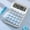 Blue, variant on sruoe Desktop Calculator, 12 Digit, Scientific Calculators, Mechanical Switch Calculator, Large Display and Keys Button Basic Calculators, Portable Financial Calculator for S-Chool, Office