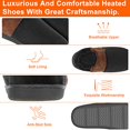 thumbnail image 4 of Zapatillas térmicas, zapatos térmicos unisex con batería de 5 V, 3 velocidades ajustables (M) esquí esquí Gafas de esquí, 4 of 5