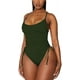 thumbnail image 1 of Traje de baño para mujer, traje de baño de una pieza de corte alto fruncido con control de barriga Monokini Bikini, 1 of 5