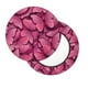 thumbnail image 2 of Balery Pink Butterfly Fundas de asiento para taburete de bar redondo de tela de terciopelo ajustables que protegen de arañazos y manchas para sillas de 14 a 17 pulgadas.-13 inch, 2 of 7