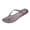 Grey, variant on Women’s Jelly Flat Flip Flops, Transparent Thong Sandals, Lightweight Waterproof Summer Beach Slippers for Pool & Vacation