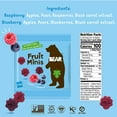 thumbnail image 4 of BEAR Fruit Minis Raspberry/Blueberry 3.5 oz, 5 Count, No Sugar Added Fruit Snacks, 4 of 6