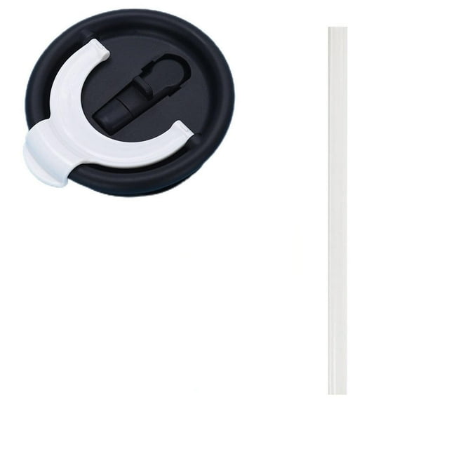 Couvercle de Remplacement pour Gobelet 40oz avec Paille Rabattable, Compatible avec Mug, Anti-Éclaboussures, Accessoires de Couvercle de Gobelet