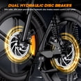 thumbnail image 5 of GOKEEP X20 Electric Bike for Adults, 750W Motor Electric Bicycle with 48V 21.3AH Removable Li Dual Battery, 20" x4.0 Fat Tire Folding Electric Dirt Bike, E-Mountain Bike, UL2849, Black, 5 of 6