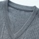 thumbnail image 4 of pstuiky Camiseta sin mangas para hombre, Suéter elástico de cuello redondo tejido en color liso para hombre Camisas para hombres m, 4 of 9
