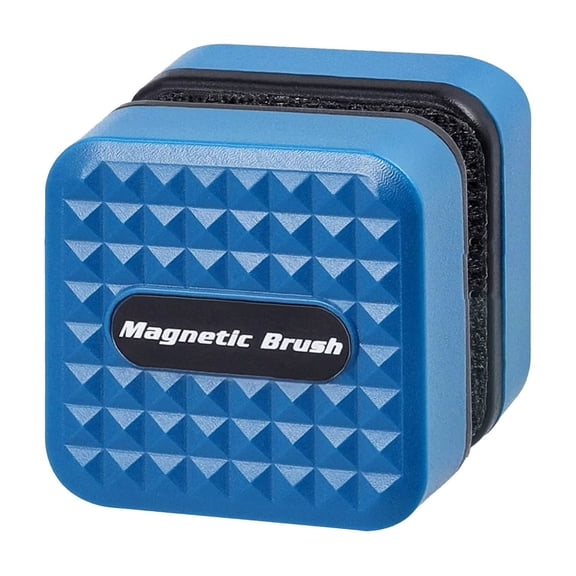 PLJFXXM AquariumMini Magnetic Cleaner for Acrylic Tank and Glass Fish Tank Magnet Brush Algae Scraper No Floating-Blue
