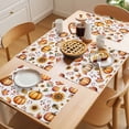 thumbnail image 5 of Fall Pumpkin Placemats Set of 12, Yellow Sunflower Fallen Leaves Harvest Non-Slip Place Mats Washable Table Mats for Kitchen Dining Table Decorations Indoor/Outdoor, 5 of 9