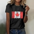 Canada Day Shirts Womens Canada Flag Graphic Tshirt Canadian Maple Leaf