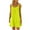 Yellow dresses for women 2023, variant on Wycnly Womens Dresses Beach Casual Loose Swing Tank Mini Sun Dresses Sleeveless Round Neck Solid Short Summer Dress Orange XL Clothes