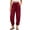 #07 Red 【Stock Up & Rotate: Mix & Match Your Go-To Colors】, variant on Women's Soft Cotton Blend Yoga Pants, Elastic Mid Waist Pockect Fit, Tummy Control Stretchy Full Length Bottoms, Smoothing Performance Leggings for Yoga, Workout, Gym, Lounge