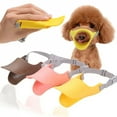 thumbnail image 4 of Dog Muzzle Silicone Duck Mouth Mask For Stop Barking Adjustable Anti-Bite Dog Mouth Cover, Breathable Washable Training for Dogs, 4 of 10