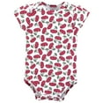 thumbnail image 4 of Hudson Baby Unisex Baby Cotton Bodysuits, Mommys Sweetheart Cherry, 6-9 Months, 4 of 5