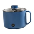 thumbnail image 3 of Olla de Cocina eléctrica Multifuncional Mini Cocina eléctrica pequeña Cocina de Fideos rápida para Dormitorios de Estudiantes Uso Personal CN 220 V Royalblue, 3 of 5