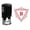 Red, variant on Printtoo Swirl Border Triangle B Alphabet Monogram Initial R-40 Self Inking Rubber Stamp Office Stationary