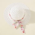 thumbnail image 7 of Tiijoy Toddler Girls Sleeveless Floral Dress Summer Beach Tank Dress with Sun Hat, Sizes 2-3, 7 of 7