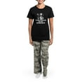 thumbnail image 4 of CafePress - Saint Patrick Is My Homeboy Women's Dark Pajamas - Women's Short Sleeve Print T-Shirt and Pants Dark Cotton Pajama Set, 4 of 7
