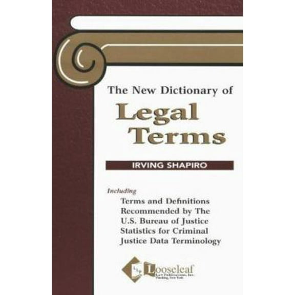 Pre-Owned New Dictionary of Legal Terms (Paperback) 0930137019 9780930137014