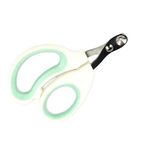 Round Hole Pet Nail Scissors - Stainless Steel Small Blind Scissors for Safe Pet Grooming and Nail Clipping