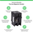 thumbnail image 2 of Disyuntor Square D Homeline 100A 240V, 2 polos HOM2100CP, 2 of 3