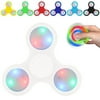 LED Light-Up Flashing Assorted Fidget Tri-Spinner Anxiety Stress Relief Toy NEW (White)