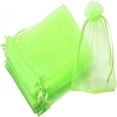 thumbnail image 3 of 100 Uds Bolsas Protección Frutas Cultivo Malla Reutilizable Accesorios Jardín () Verde, 3 of 4