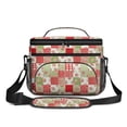 thumbnail image 2 of Lunch Box Pioneer Flower Floral Print Pattern Insulated Lunch Bag for Women Men,Medium Leakproof Lunchbox Cooler Bag Adjustable Strap,10 X 6.7 X 8 Inches, 2 of 6
