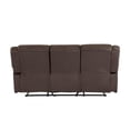 thumbnail image 4 of Titan Furnishings Transitional Microfiber Fabric Upholstered Sofa in Brown, 4 of 9