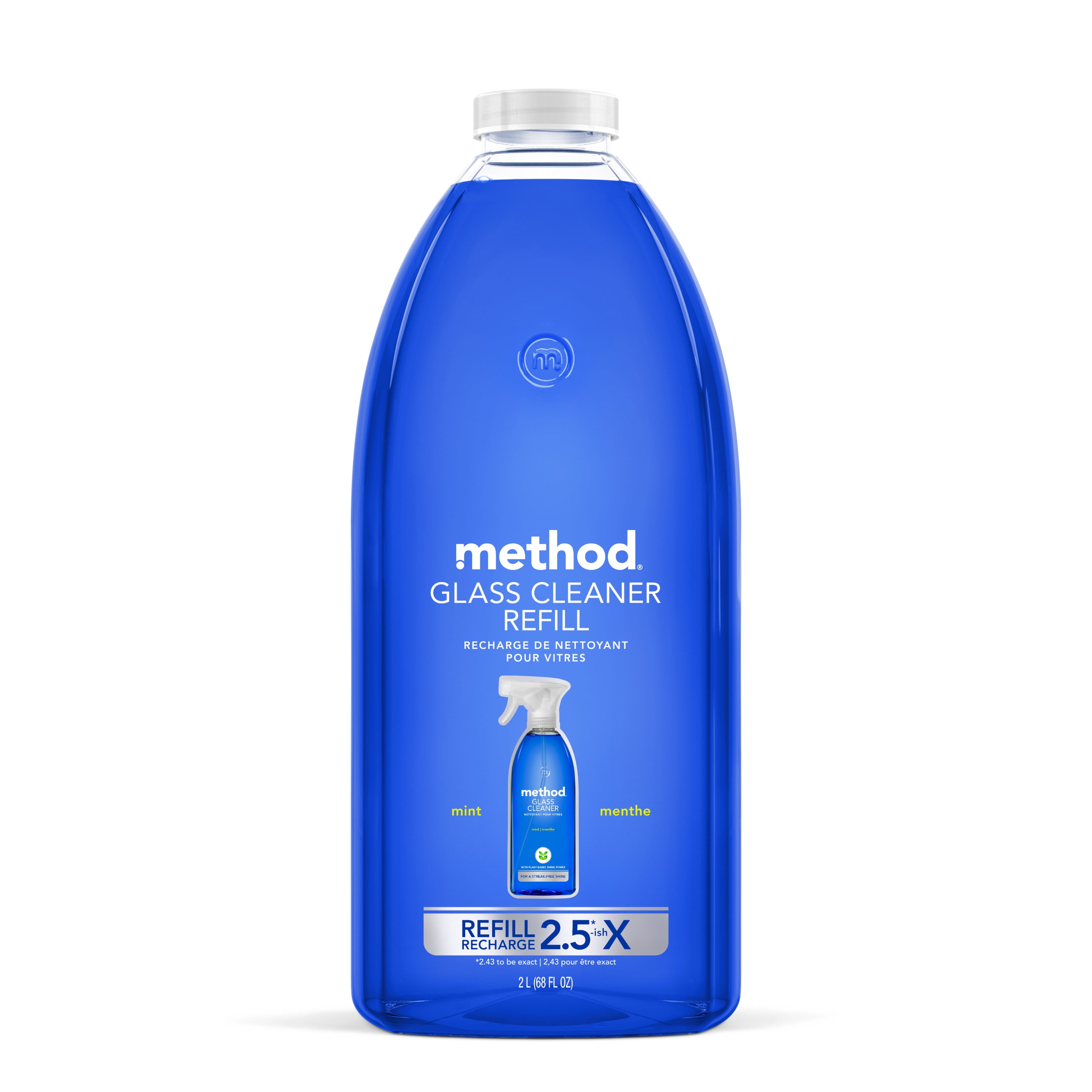 Method Glass Cleaner Refill, Mint, 68 Ounces