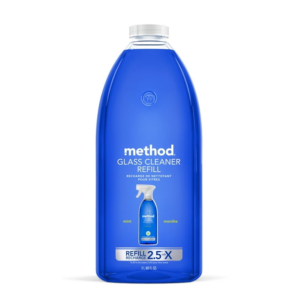 Method Glass Cleaner Refill, Mint, 68 Ounces