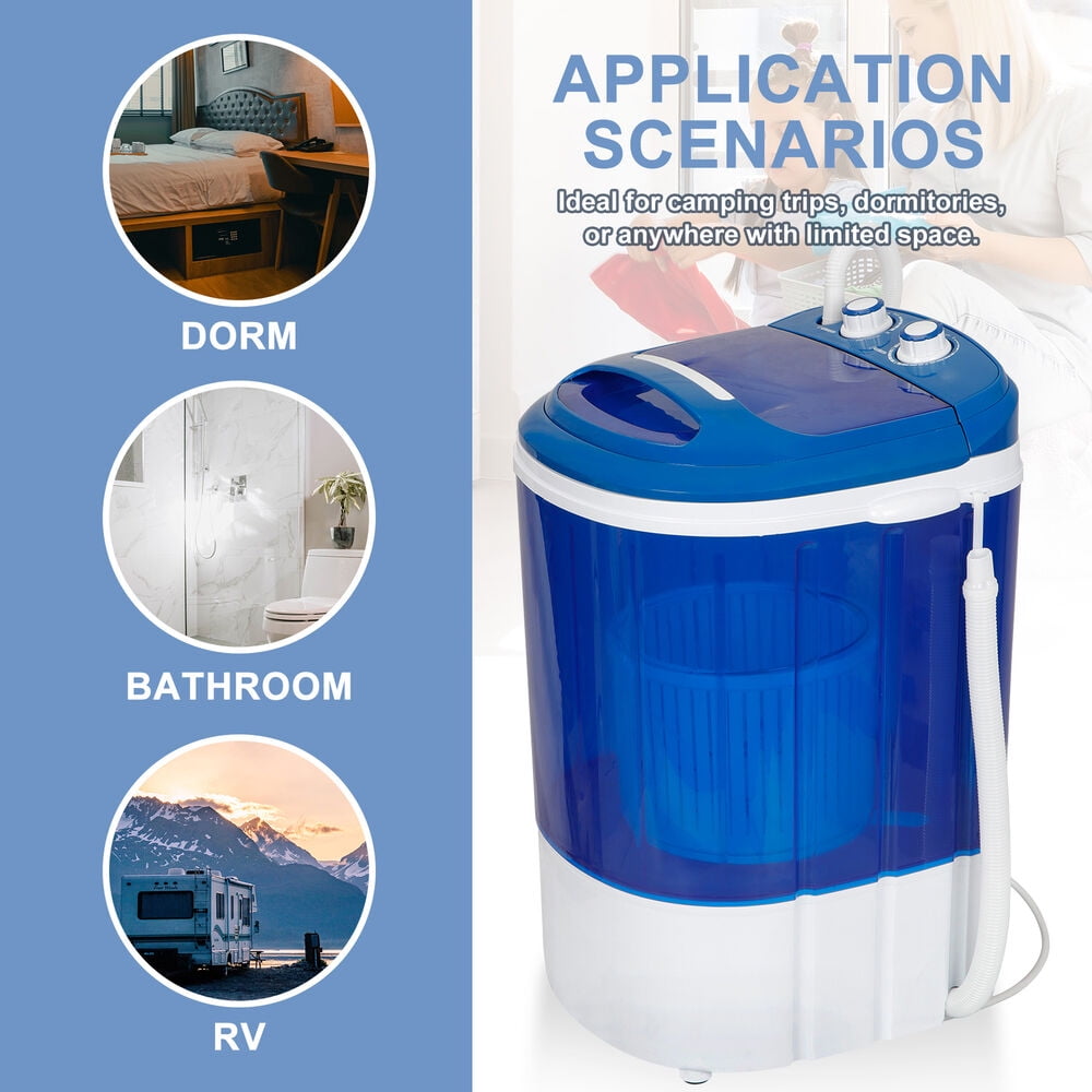Portable Mini Laundry Washer 9lbs Compact Washing Machine Idea Dorm Rooms