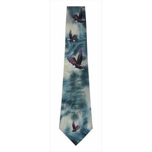 Swanson Christian Supply 84121 Tie Mount Up With Wings Polyester Turquoise