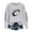 Light Gray #17, variant on WULMLEO Football Pullover Tops for Women Fall Crew Neck Long Sleeve Soccer Game Fans Day Printed Trendy Oversized Casual Sweatshirts Sweaters Shirts Brown M