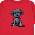 thumbnail image 4 of Inktastic Black Doodle Puppy Boys or Girls Long Sleeve Toddler T-Shirt, 4 of 5