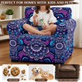 thumbnail image 5 of CHAQLIN Mandala Pattern Couch Covers 2 Piece Individual Cushion Cover Elastane Armchair Covers Set with Washable for Living Room, 5 of 8